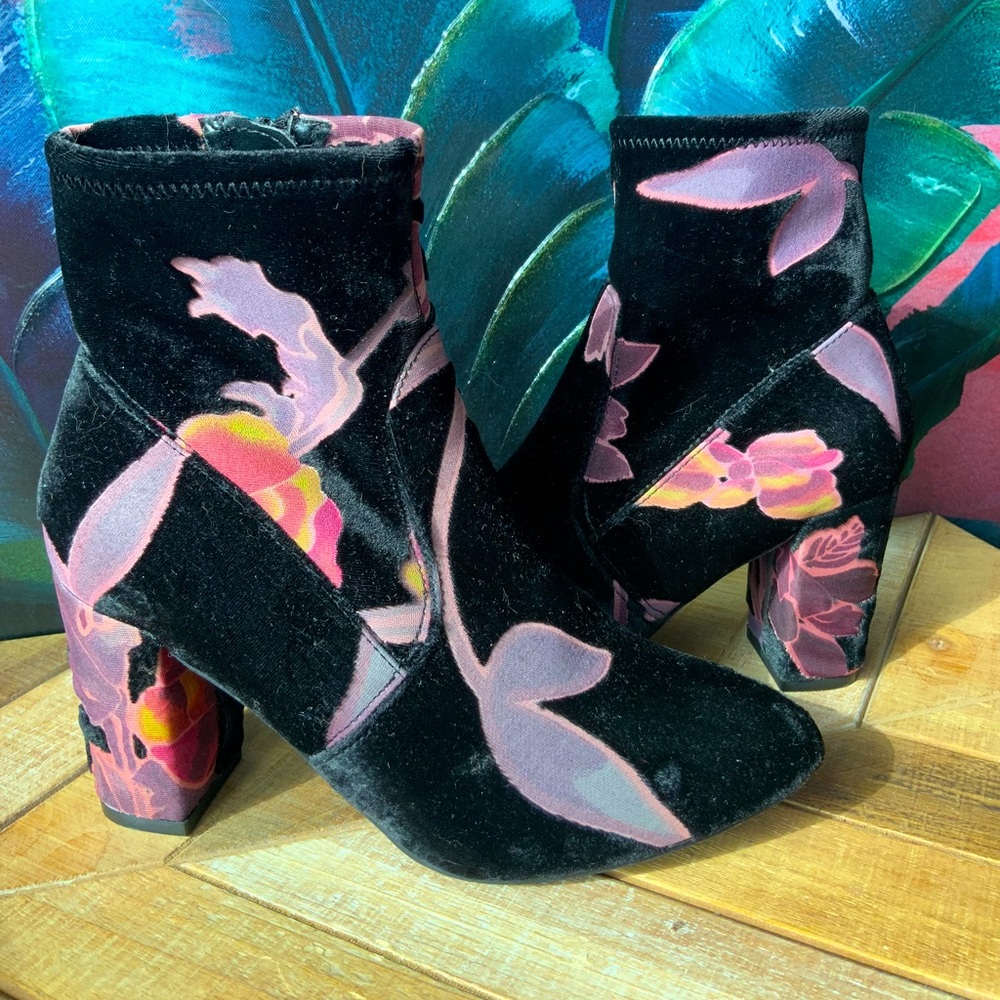 Steve Madden Velour Booties